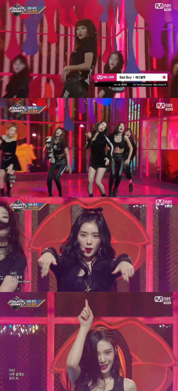 ▲'엠카' 레드벨벳(사진=Mnet)