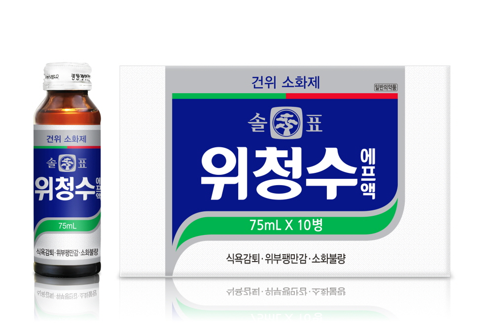 ▲광동제약 '솔표 위청수'(광동제약)