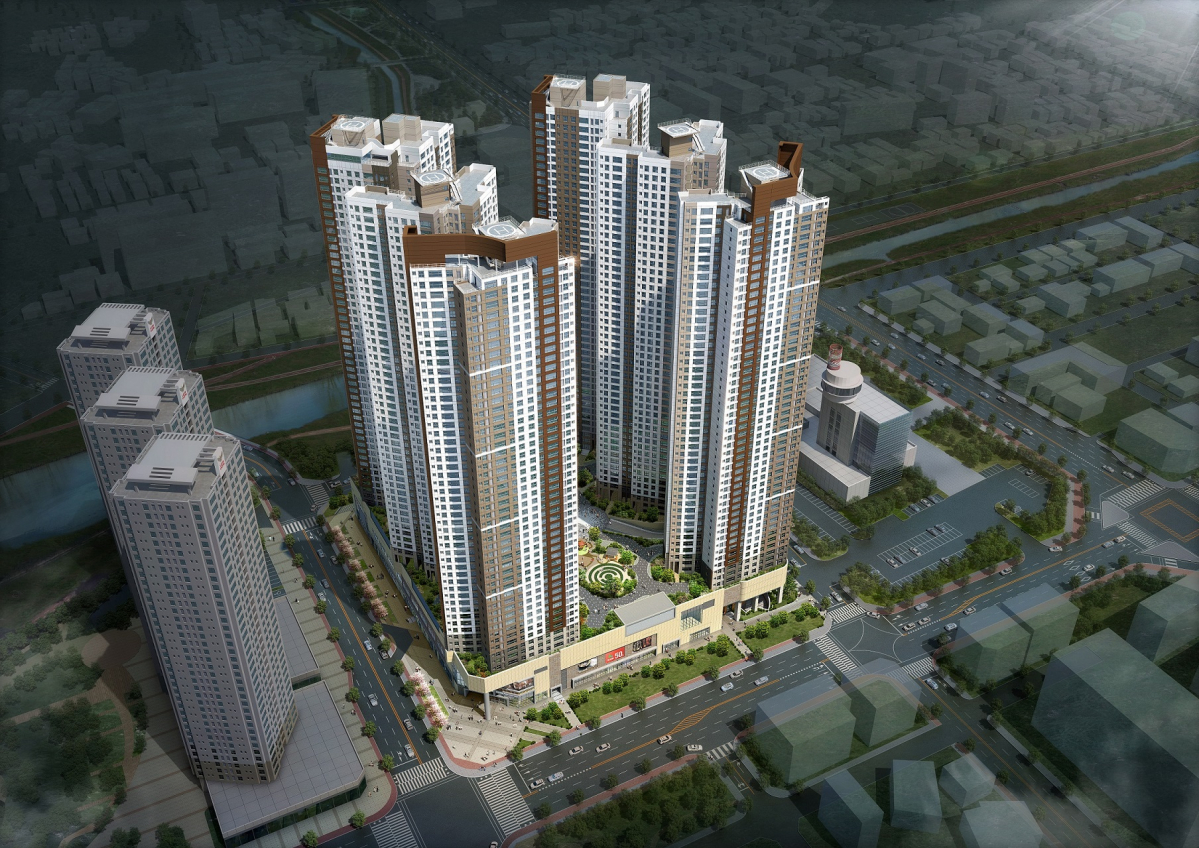 ▲춘천 센트럴타워 푸르지오 조감도(사진출처=대우건설)