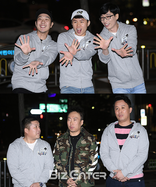 ▲하하, 양세형, 유재석, 정준하, 박명수, 조세호(시계방향)(사진=고아라 기자 iknow@)