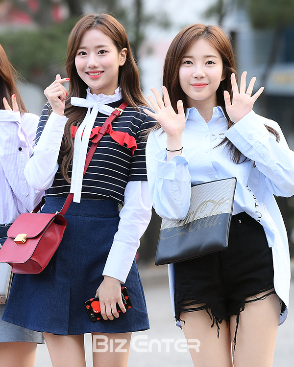 ▲에이프릴 나은, 채경(사진=고아라 기자 iknow@)