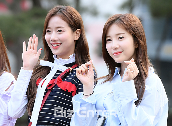 ▲에이프릴 나은, 채경(사진=고아라 기자 iknow@)