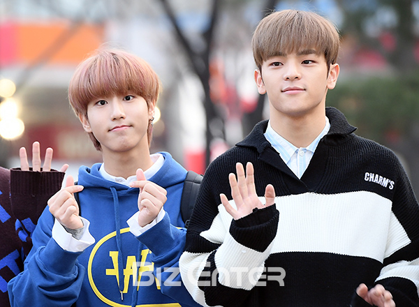 ▲스트레이키즈 한, 우진(사진=고아라 기자 iknow@)