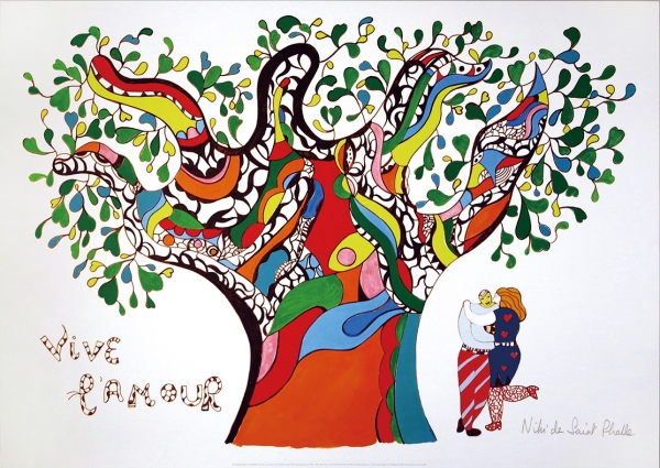 ▲Niki de Saint Phalle, Vive l'amour, 1990(© 2017 Niki Charitable Art Foundation / ADAGP, Paris – SACK, Seoul, 예술의전당 제공)