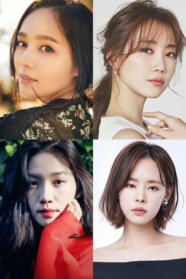 ▲배우 한가인 신현빈 구재이 최희서(사진=BH엔터테인먼트, 유본컴퍼니, 씨앤코이앤에스, 마이컴퍼니)