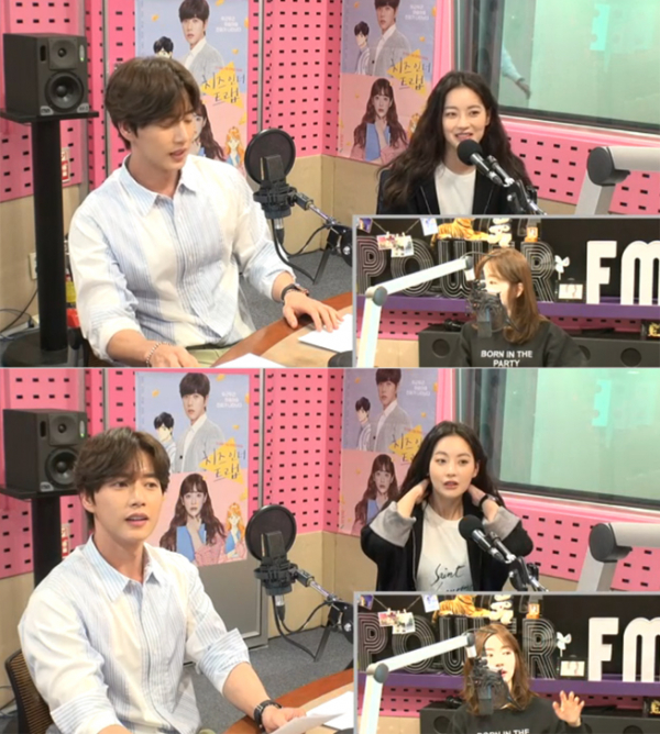 ▲'씨네타운' 박해진 오연서(사진=SBS 파워FM)