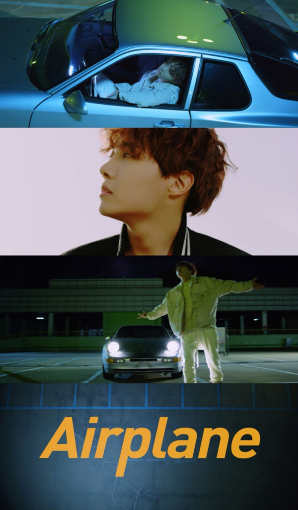 ▲방탄소년단 제이홉 'Airplane' 뮤직비디오 캡처(사진=빅히트엔터테인먼트)