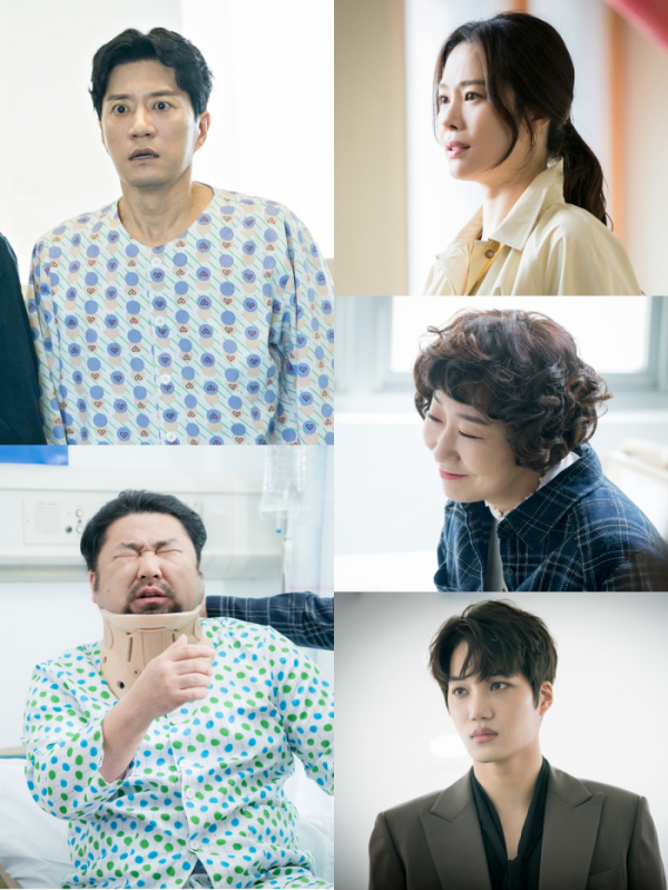 ▲'우리가 만난 기적' 배우 김명민, 김현주, 라미란, 엑소 카이, 고창석(사진=KBS2)