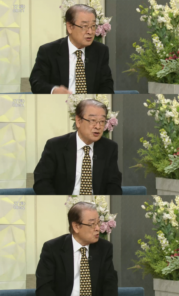 ▲'아침마당' 이순재(사진=KBS1)