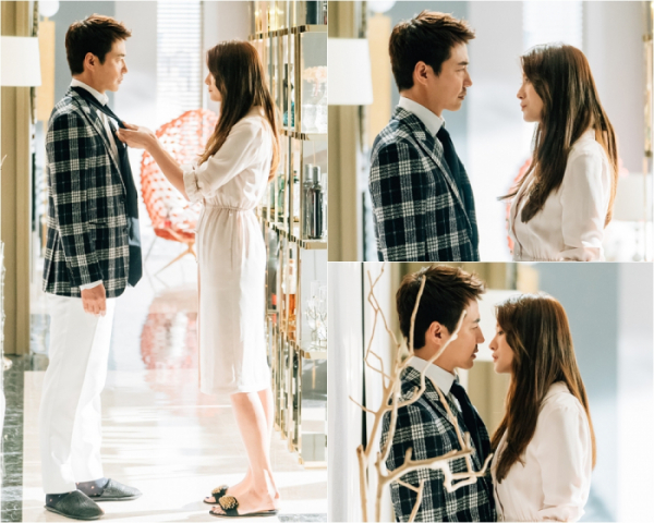 ▲'손 꼭 잡고 지는 석양을 바라보자' 윤상현 유인영(사진=MBC)