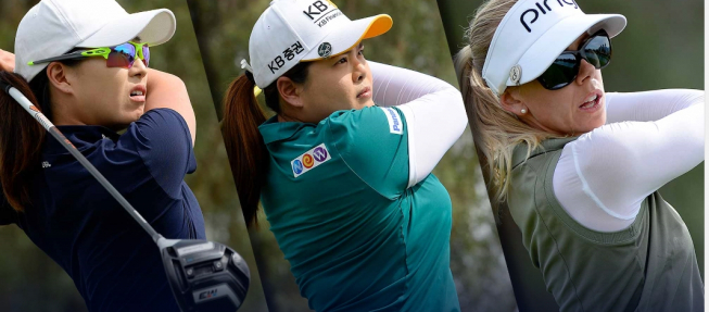 ▲송민영-박인비-페르닐라 린드베리(왼쪽부터)(사진=LPGA)