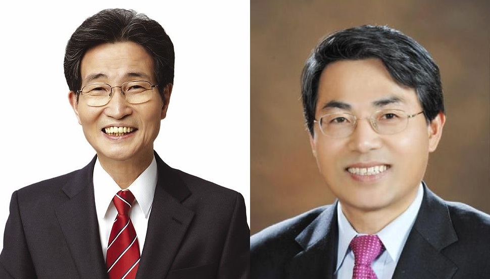 ▲사진왼쪽부터 이목희 신임 일자리위원회 부위원장, 김정렬 신임 국토부 2차관