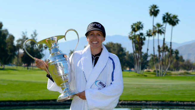 ▲LPGA투어 192개 대회만에 우승한 페르닐라 린드베리(사진=LPGA)