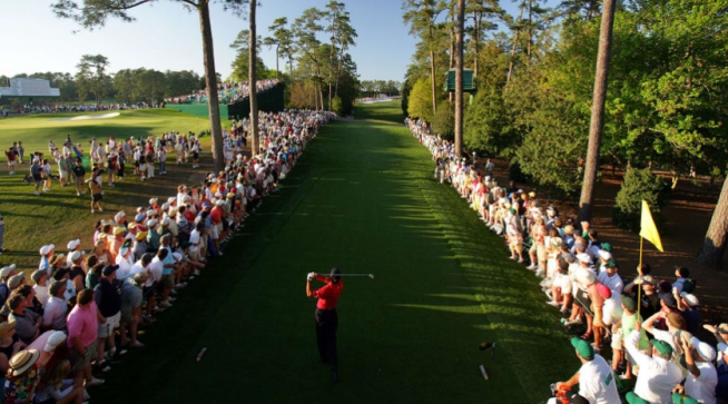 ▲2005년 마스터스 우승자 타이거 우즈(사진=PGA)