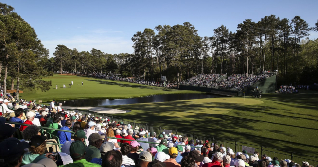 ▲오거스타 내셔널 골프클럽 15번홀(사진=PGA)