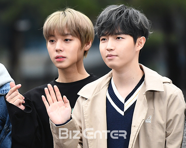 ▲워너원 박지훈, 김재환(사진=고아라 기자 iknow@)