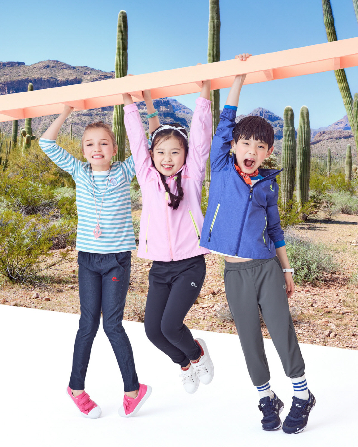 ▲네파 키즈 화보컷(사진제공=네파 키즈)