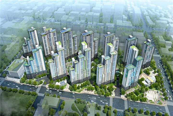 ▲서초우성1차 재건축 조감도. 사진제공 삼성물산