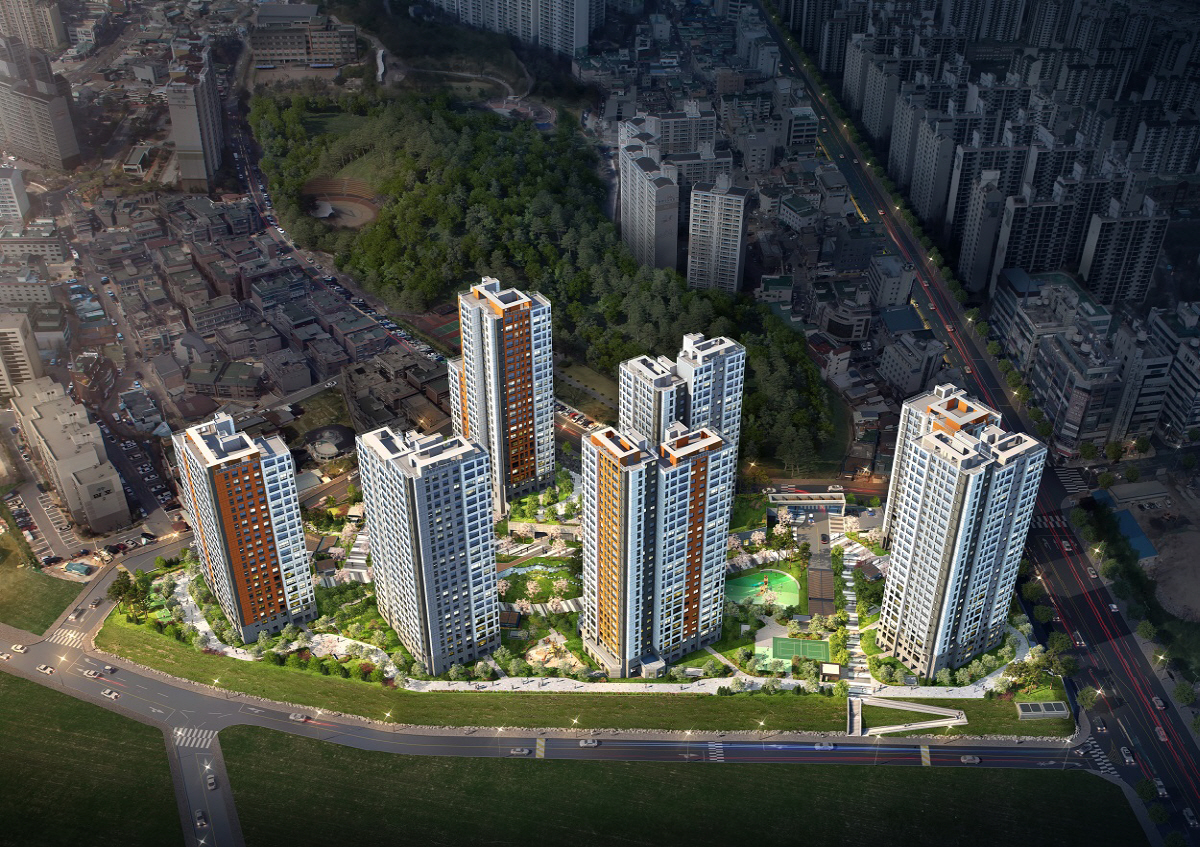 ▲e편한세상 인창 어반포레 조감도.    사진제공 대림산업