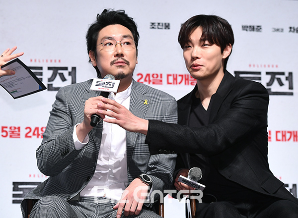 ▲조진웅, 류준열(사진=고아라 기자 iknow@)