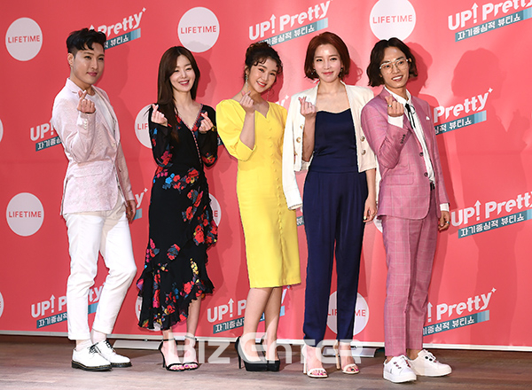 ▲김기수, 한선화, 차오루, 이혜란, 함경식(사진=고아라 기자 iknow@)