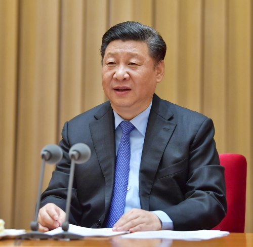 ▲시진핑 중국 국가주석이 21일(현지시간) 베이징에서 전국 인터넷안전정보화공작회의를 주재하고 있다. 베이징/신화뉴시스

