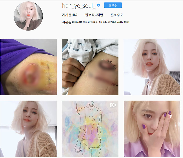 (출처=한예슬 인스타그램)