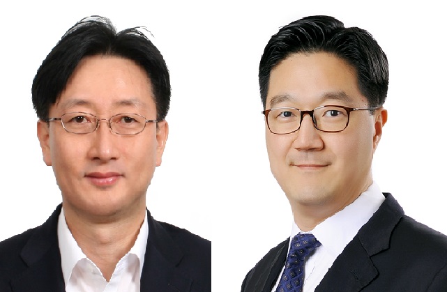 ▲왼쪽부터 오인환 신임 소시에테제네랄기업투자금융(CIB) 아시아태평양 글로벌마켓 세일즈 헤드, 강준환 신임 한국에스지증권 대표 겸 글로벌마켓 코리아 증권 세일즈 헤드(사진제공=한국에스지증권)