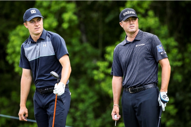 ▲조던 스피스와 라이언 파머(오른쪽)