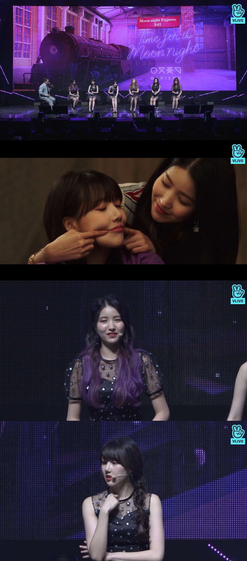 ▲여자친구(출처=네이버 V 라이브 방송 화면 캡처)