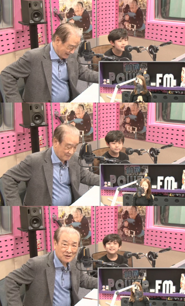 ▲'씨네타운' 이순재 정지훈(사진=SBS 파워FM)