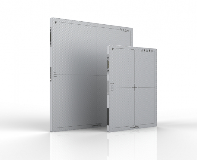 ▲의료용 엑스레이 디텍터 2종(사진 = 뷰웍스)