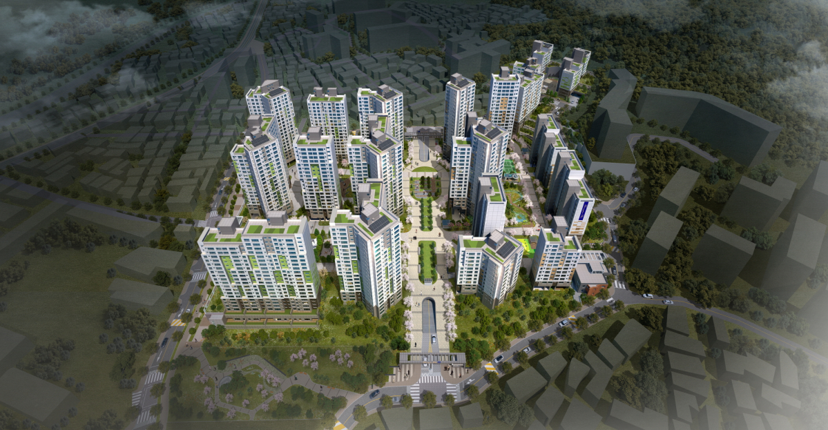 ▲홍제역 효성해링턴 플레이스 조감도(사진=효성)