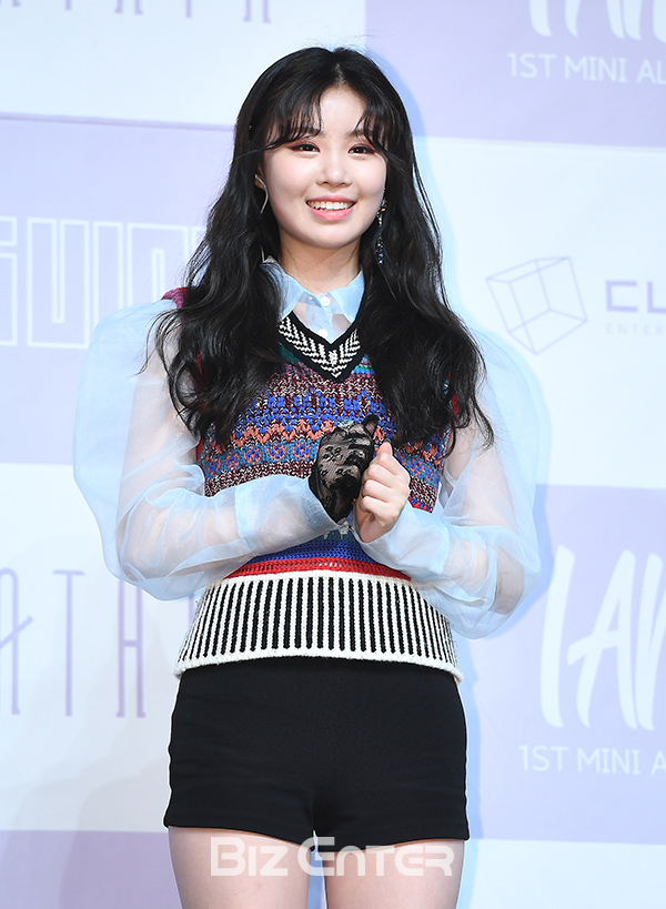 ▲(여자)아이들 수진(사진=고아라 기자 iknow@)