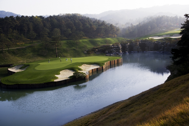 ▲사우스 스프링스 레이크 8번홀