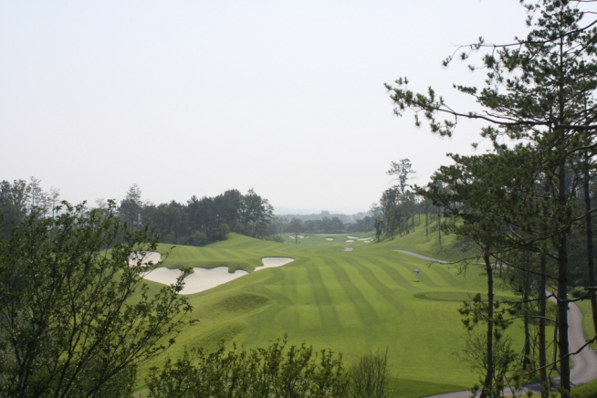 ▲사우스 스프링스 레이크 7번홀