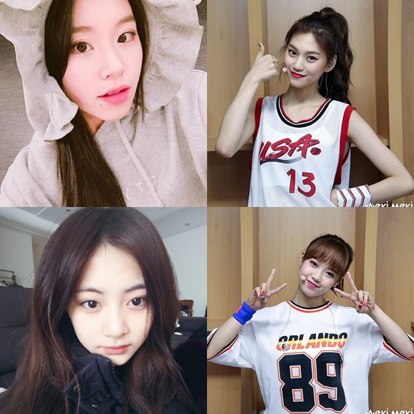 (▲사진=트와이스 공식 인스타그램, 위키미키 공식 인스타그램 )