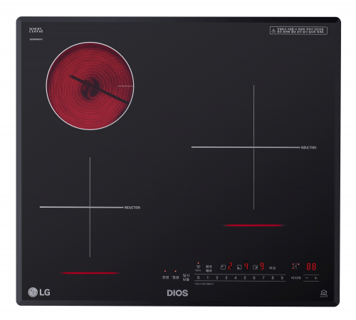 ▲LG 디오스 하이브리드 전기레인지 제품 이미지.(사진제공=LG전자)