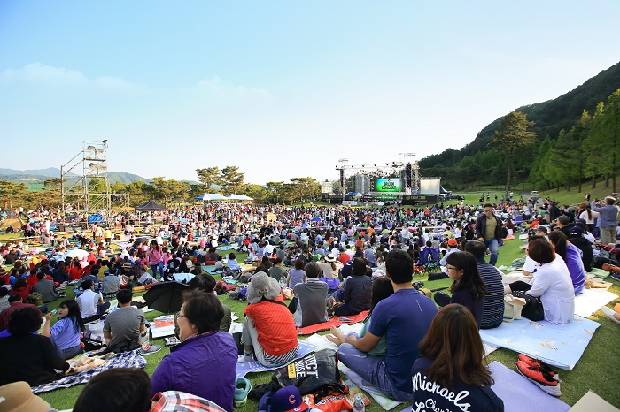 ▲그린콘서트를 찾은 관객들