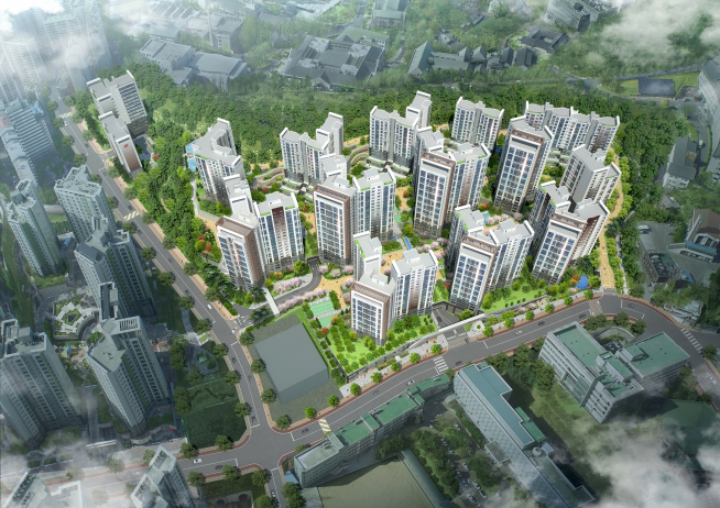 ▲현대건설 힐스테이트 신촌 조감도