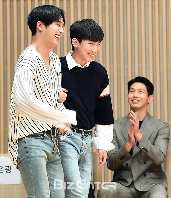 ▲비투비 임현식, 서은광(사진=고아라 기자 iknow@)