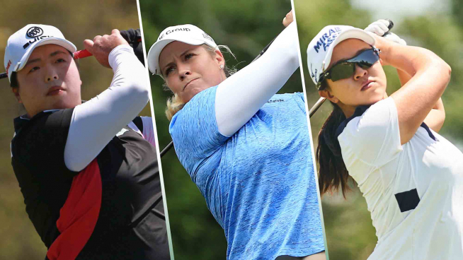 ▲펑샨샨, 브리타니 린시컴, 김세영(왼쪽부터)(사진=LPGA)