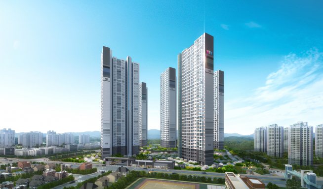 ▲강릉 유천 유승한내들 더퍼스트 투시도(사진=유승종합건설)