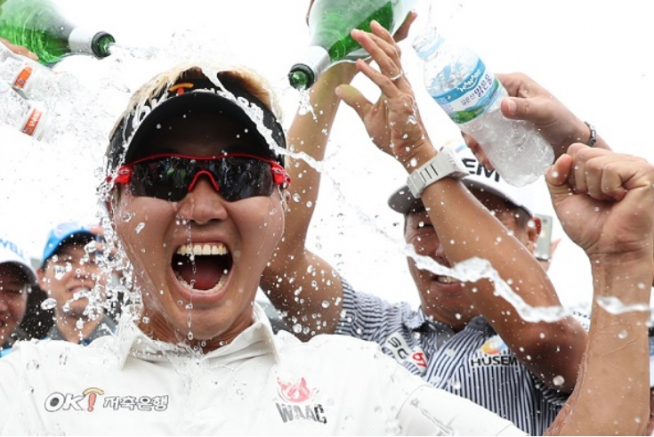 ▲제네시 챔피언 이태희(사진=KPGA 민수용 포토)