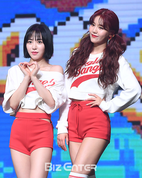 ▲AOA 민아, 혜정(사진=고아라 기자 iknow@)