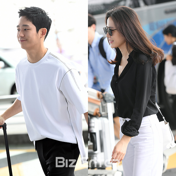 ▲정해인, 손예진(사진=고아라 기자 iknow@)