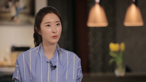 ▲'휴먼다큐 사람이 좋다' 개그맨 박성호 부인 이지영 씨(사진=MBC)