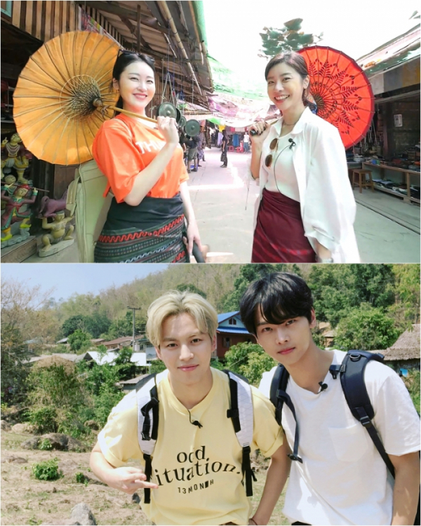 ▲'배틀트립' 신아영, 걸스데이 소진, 빅스 홍빈, 엔 (사진=KBS2)