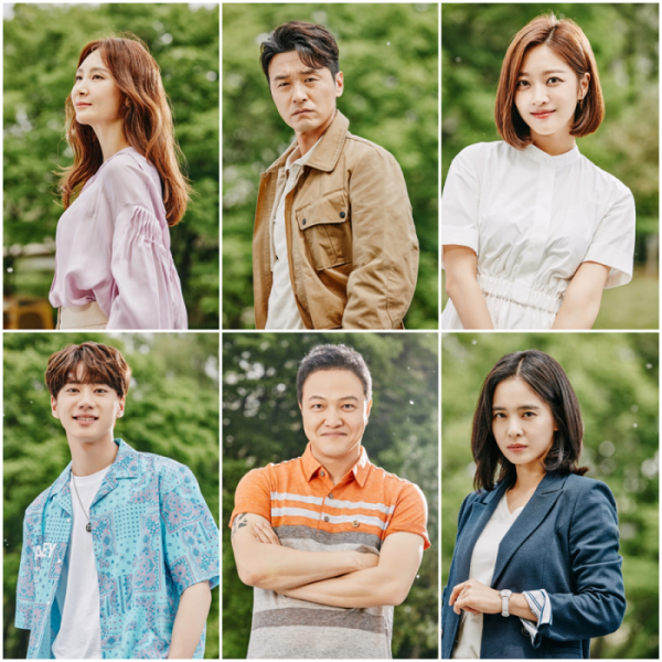 ▲'이별이 떠났다' 채시라 이성재 조보아 정혜영 정웅인 이준영(사진=슈퍼문픽처스, PF엔터테인먼트)