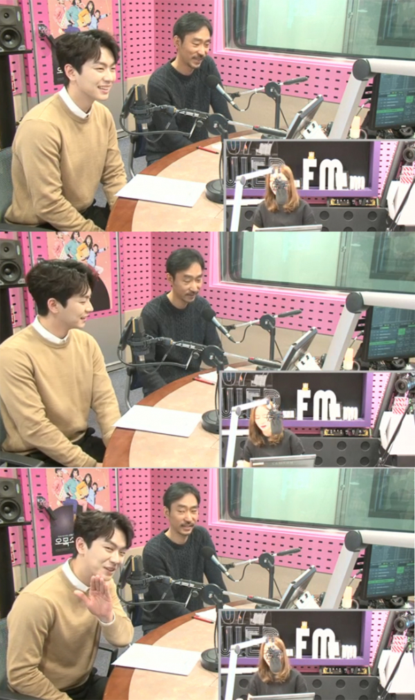 ▲'씨네타운' 안우연 백승화(사진=SBS 파워FM)